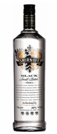 Smirnoff Vodka Black 0,7l