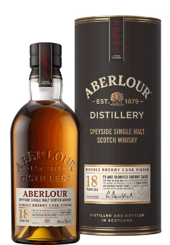 Aberlour Whisky 18 years Double Sherry Cask Speyside Single Malt Scotch 0,7l DD.