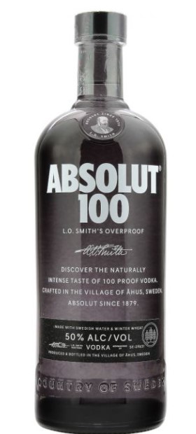 Absolut Vodka 100 1l