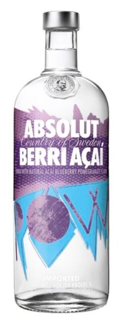 Absolut Vodka Berri Acai 1l