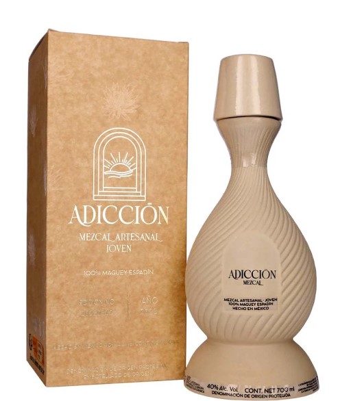 Adiccion Tequila Mezcal Artesanal Joven 0,7l DD.