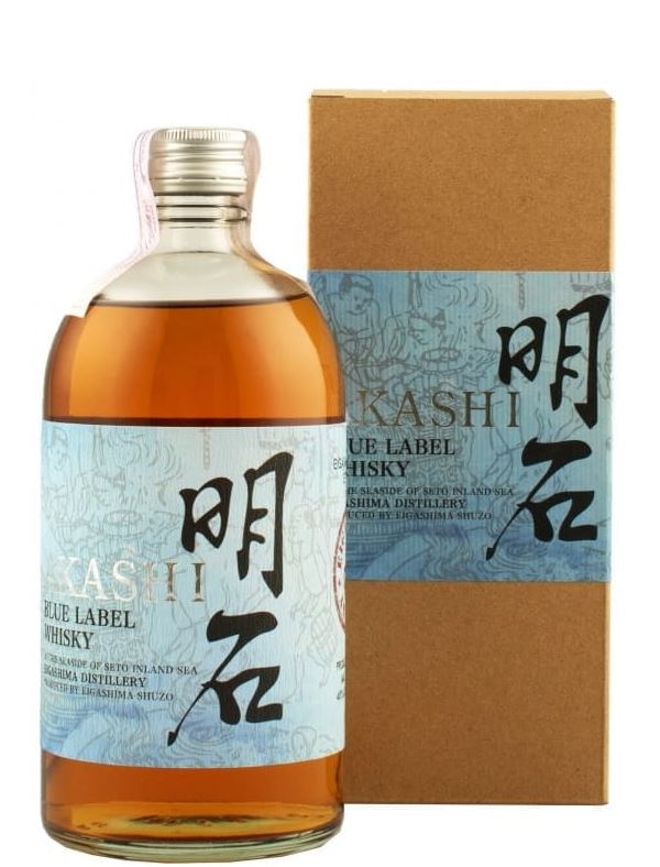 Akashi Whisky Blue Label (Eigashima Distillery) 0,7l DD.