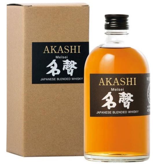 Akashi Whisky Meisei Japanese Blended (White Oak Distillery) 0,5l DD.