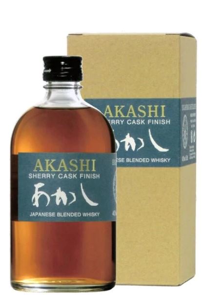 Akashi Whisky Sherry Cask Finish Japanese Blended (Eigashima Distillery) 0,5l DD.