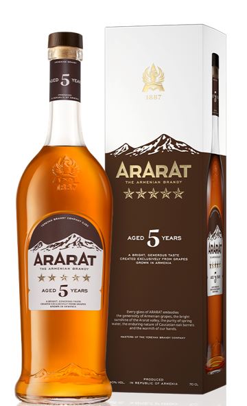 Ararat Brandy 5 years 0,7l DD.