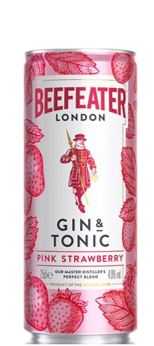 Beefeater Gin & Tonic Pink Strawberry 0,25l 