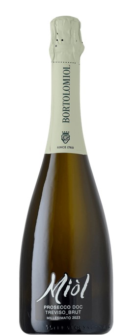Bortolomiol Prosecco Miól Brut Treviso D.O.C 2023. 0,75l 