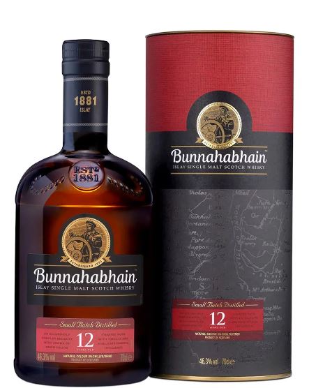 Bunnahabhain Whisky 12 years Islay Single Malt Scotch 0,7l DD.