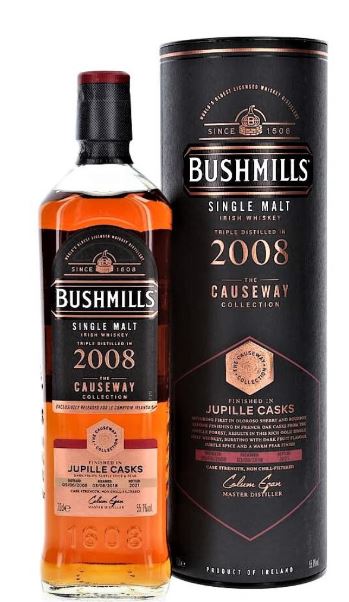 Bushmills Whisky Causeway Collection Vintage 2008. Jupille Cask 0,7l DD.