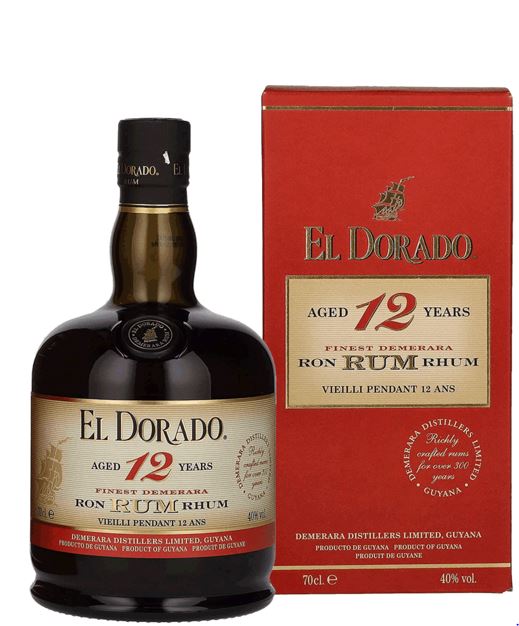 El Dorado Rum 12 years 0,7l DD.