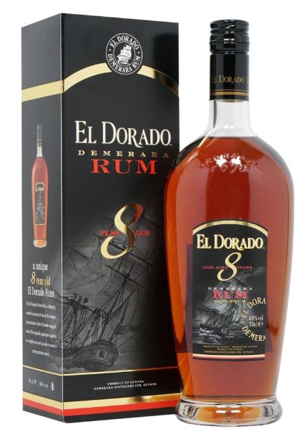 El Dorado Rum 8 years Demarara 0,7l DD.