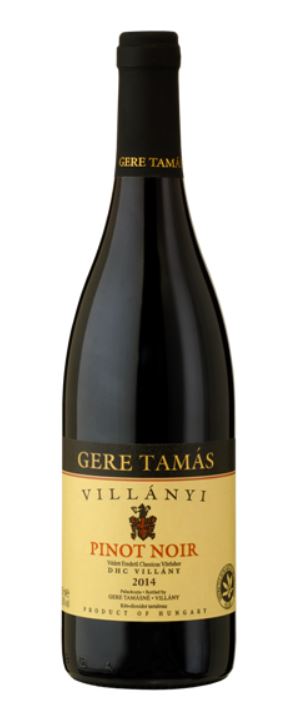 Gere T. Villányi Pinot Noir száraz 2022. 0,75l száraz vörösbor