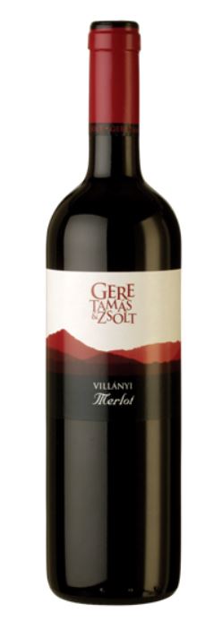 Gere T. & ZS. Válogatás Villányi Merlot 2015. 0,75l száraz vörösbor