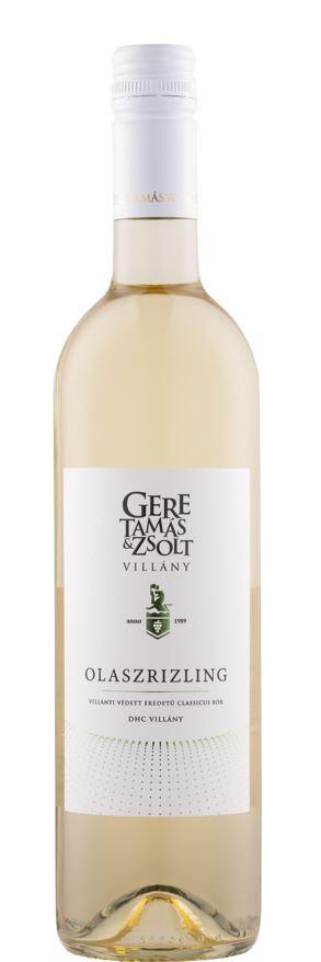 Gere T. & ZS. Villányi Classicus Olaszrizling 2023. 0,75l száraz fehérbor 