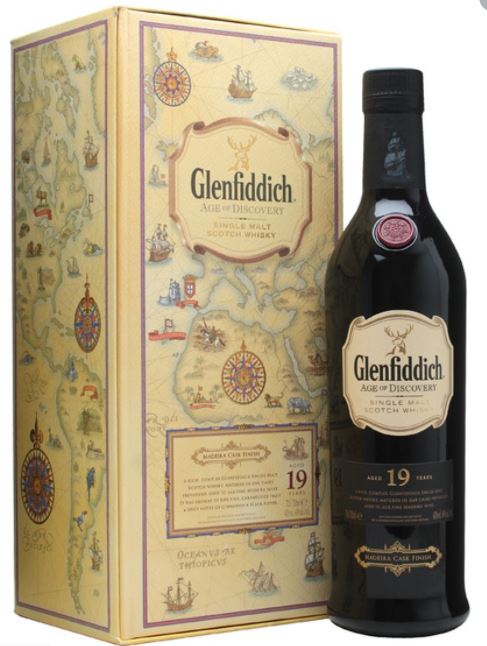 Glenfiddich Whisky 19 years Age Of Discovery Madeira Cask Finish Single Malt Scotch 0,7l DD.