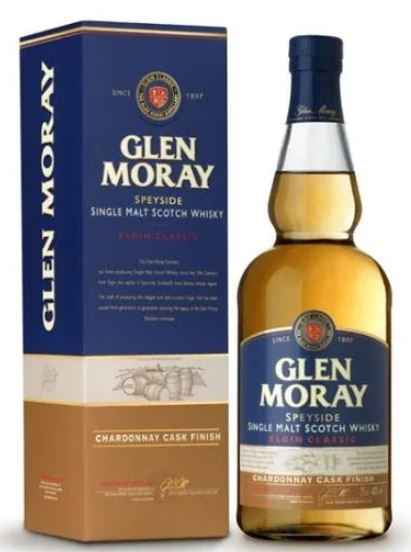 Glen Moray Whisky Elgin Classic Chardonnay Cask Finish Speyside Single Malt Scotch 0,7l DD.