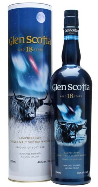 Glen Scotia Whisky 18 years Campbeltown Single Malt Scotch 0,7l DD.