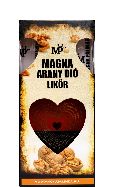 Magna Pálinka Arany Dió Likőr 0,5l DD.