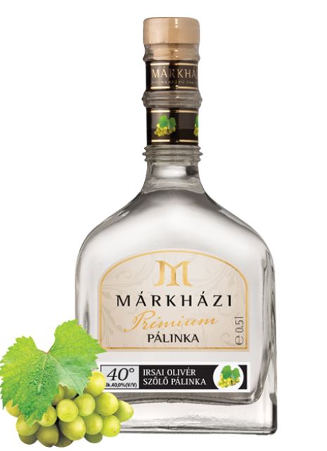 Márkházi Pálinka Prémium Irsai Olivér Szőlő 0,5l