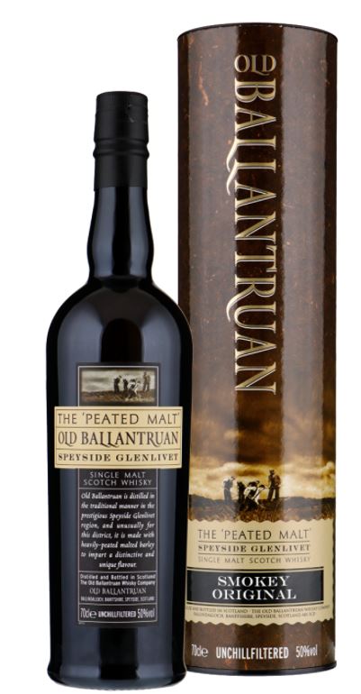 Old Ballantruan Whisky Smokey Original The Peated Malt Single Malt Scotch 0,7l DD.