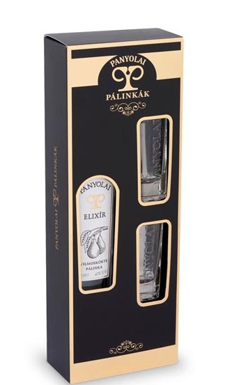 Panyolai Pálinka Díszdoboz 0,35l + 2 pohár