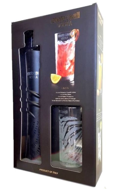 Roberto Cavalli Vodka Black 1l DD.