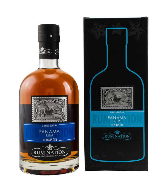 Rum Nation Rum 10 years Panama Limited Edition 0,7l DD.