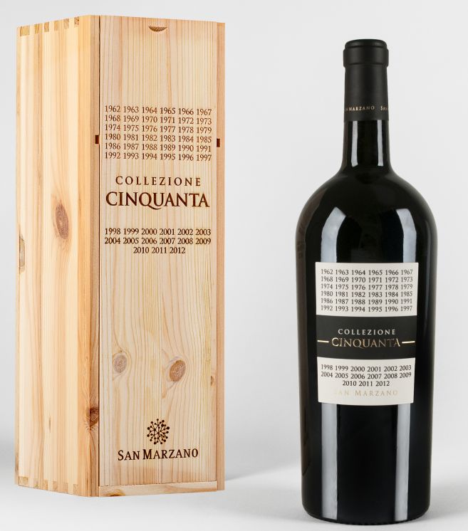 San Marzano Collezione Cinquanta 1962. 1,5l DD. vörösbor