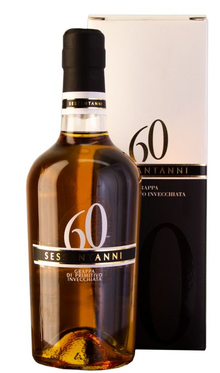 Sessantanni Grappa Di Primitivo Invecchiata 0,5l DD.