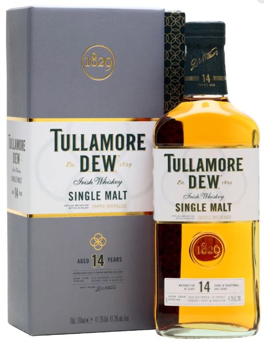 Tullamore Dew Whisky 14 years Triple Distilled Single Malt Irish 0,7l DD.